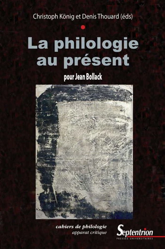 2010 LILLE Pour Jean Bollack